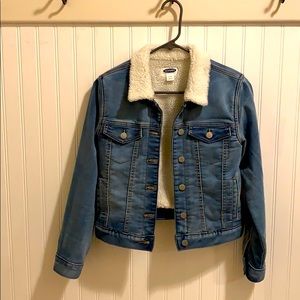 Sherpa lined Denim Jacket!